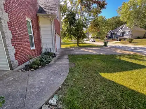 Before Concrete Pressure Washing